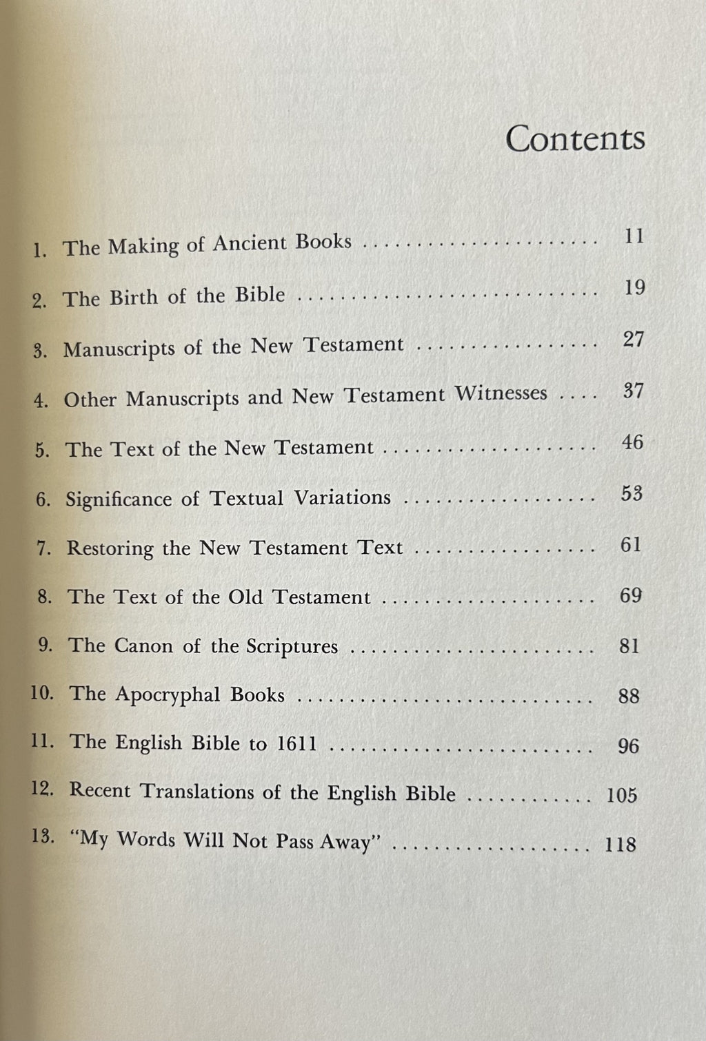 HOW WE GOT THE BIBLE