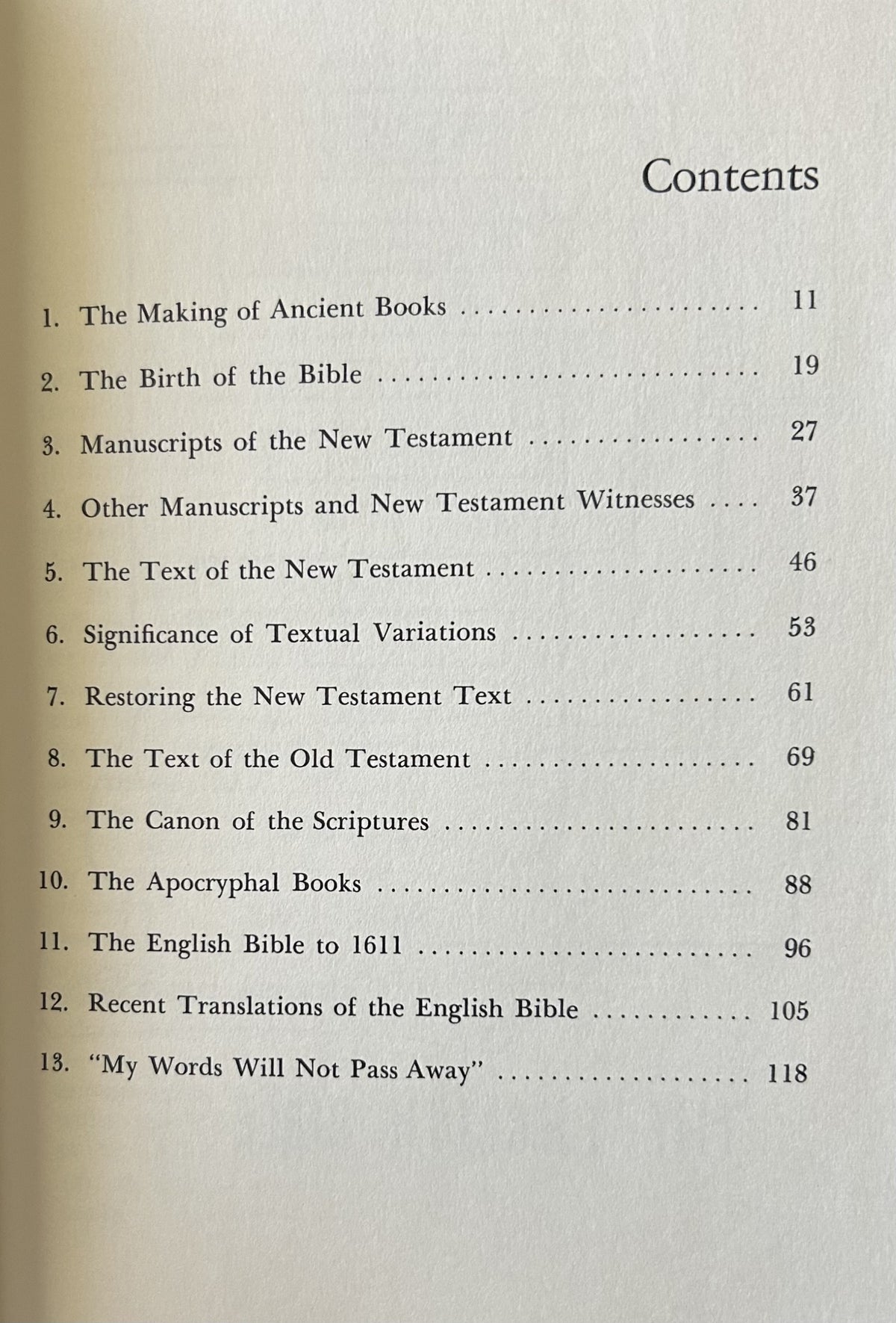 HOW WE GOT THE BIBLE