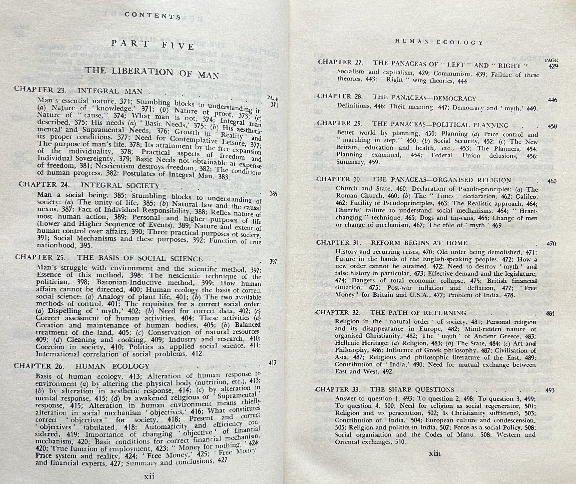 HUMAN ECOLOGY The Science ofSocial Adjustment