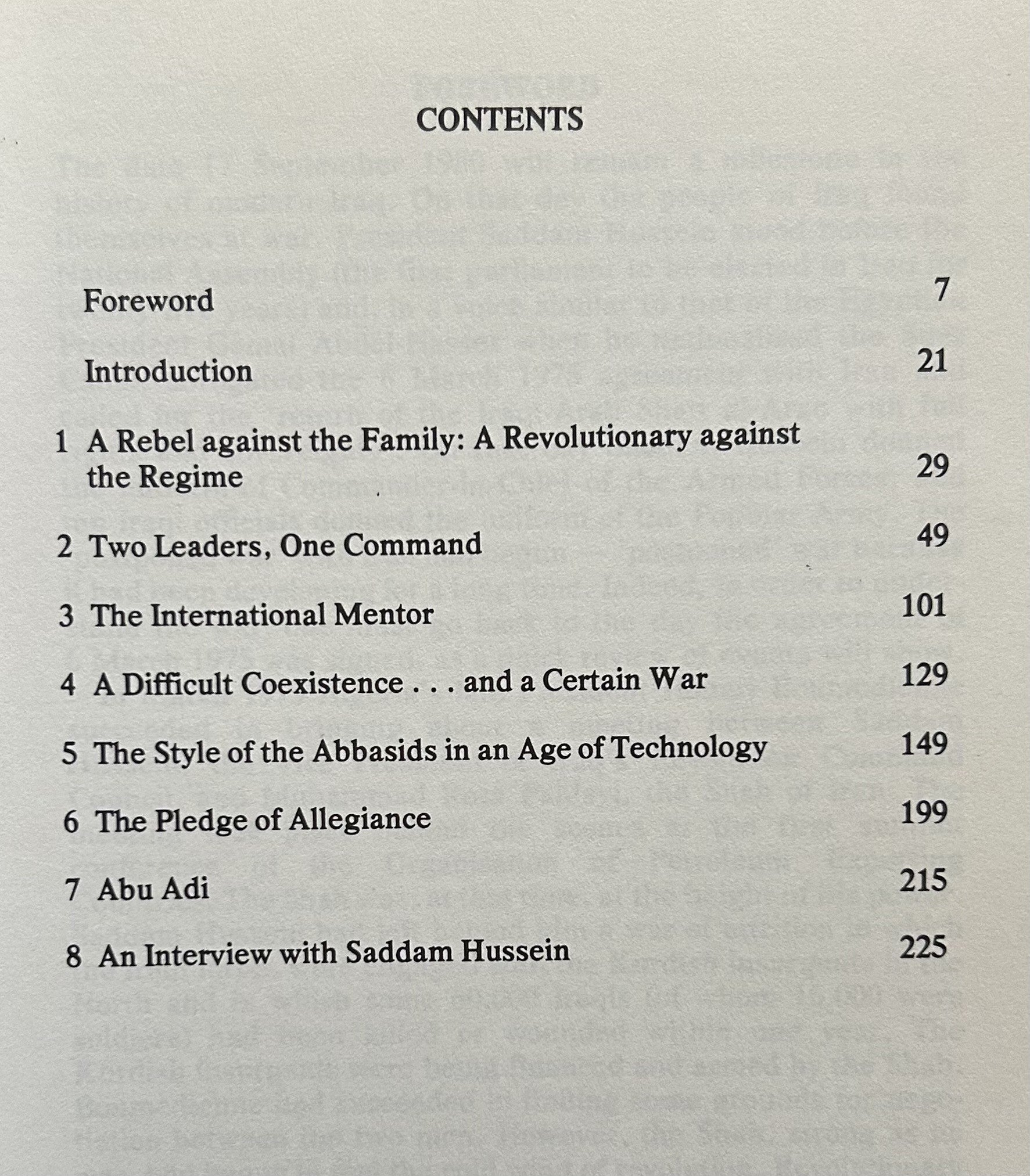 SADDAM HUSSEIN The Man, The Cause and the Future