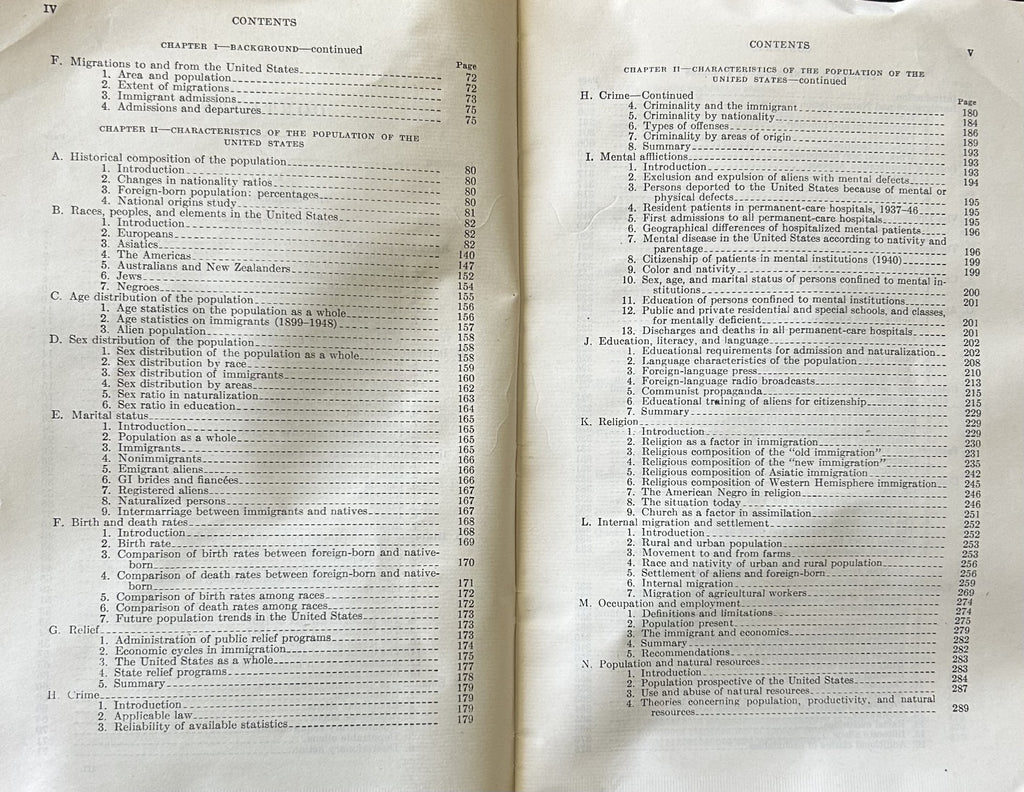 THE IMMIGRATION AND NATURALIZATION SYSTEMS OF THE UNITED STATES