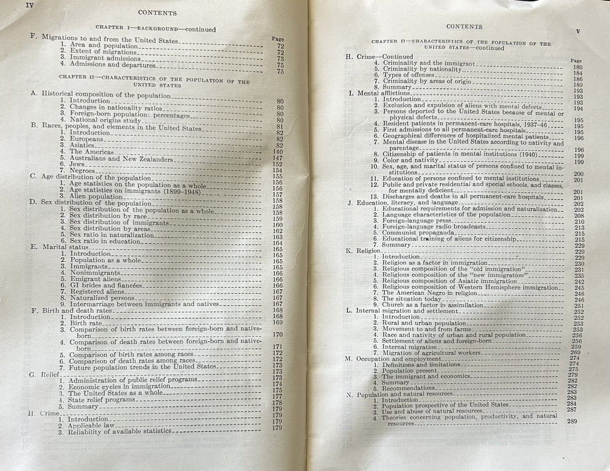 THE IMMIGRATION AND NATURALIZATION SYSTEMS OF THE UNITED STATES