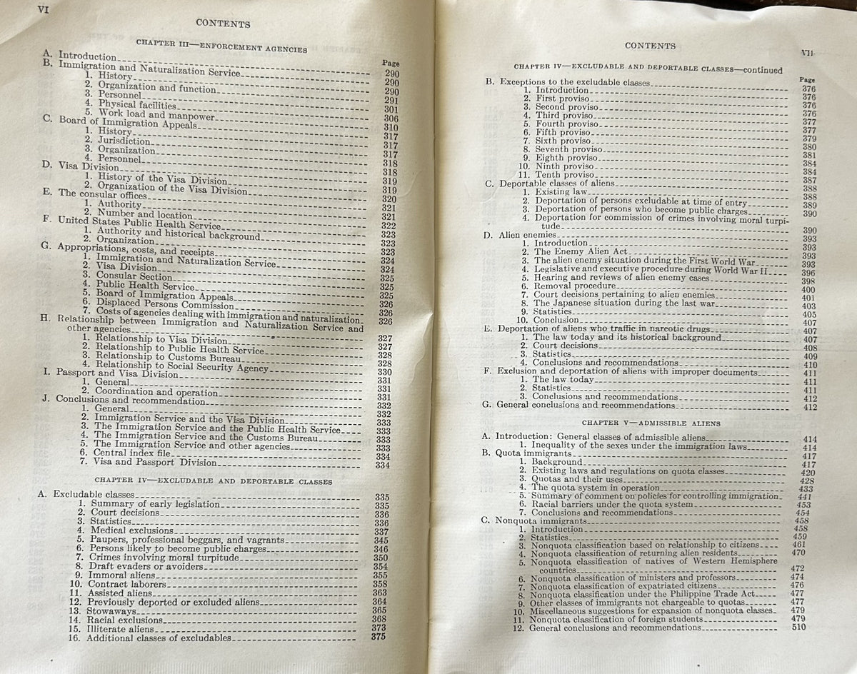 THE IMMIGRATION AND NATURALIZATION SYSTEMS OF THE UNITED STATES