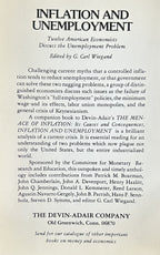 INFLATION AND UNEMPLOYMENT