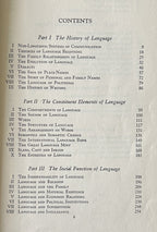 THE STORY OF LANGUAGE (1949 First Edition)