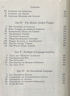 THE STORY OF LANGUAGE (1949 First Edition)