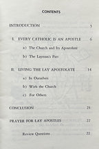 THE LAY APOSTOLATE - What Is It?