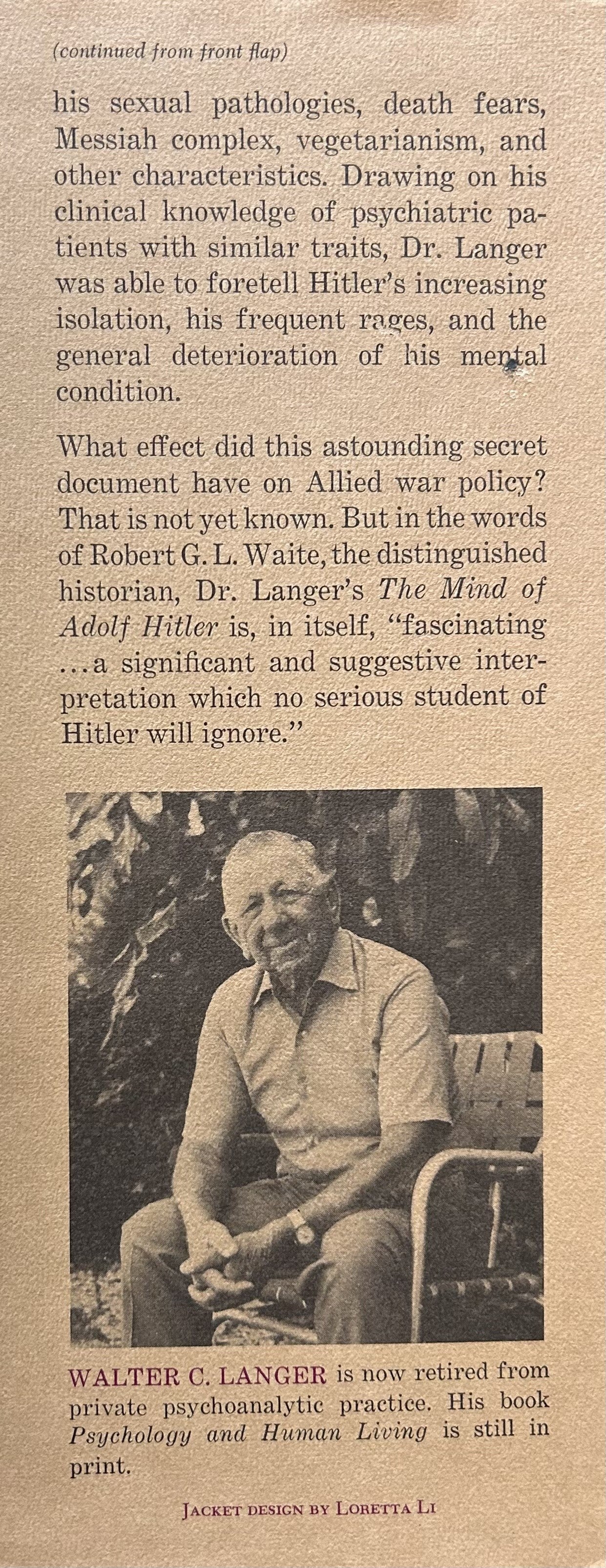 THE MIND OF ADOLF HITLER The Secret (1943) Wartime Report