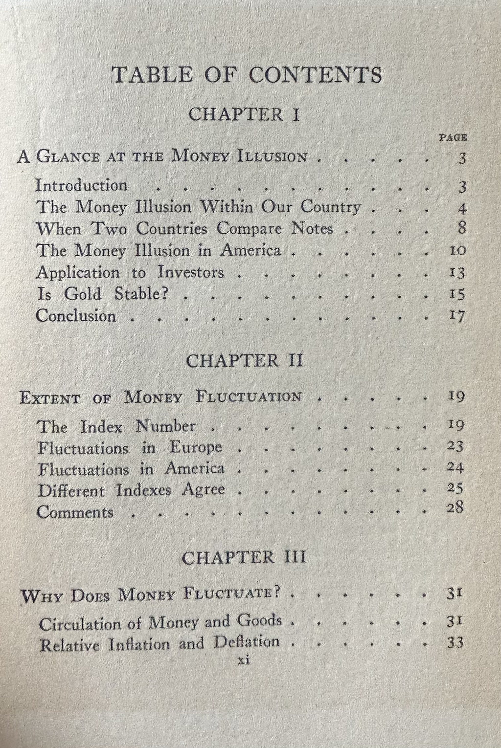THE MONEY ILLUSION