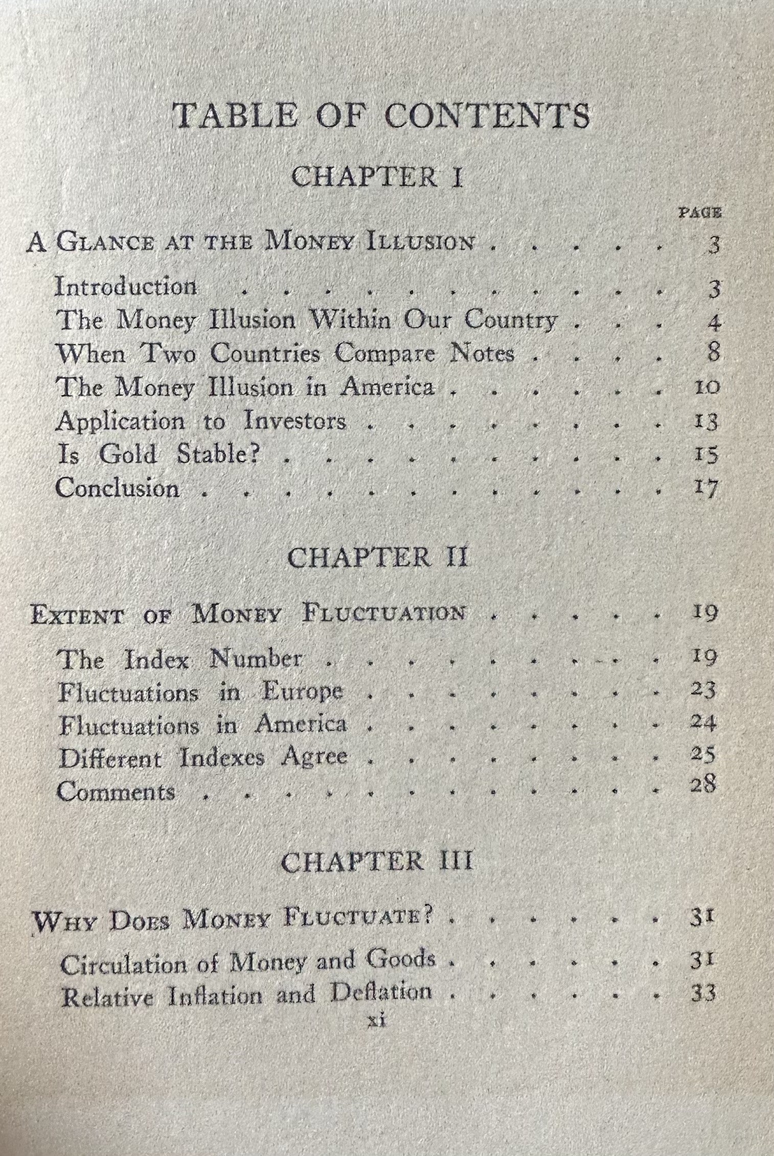 THE MONEY ILLUSION