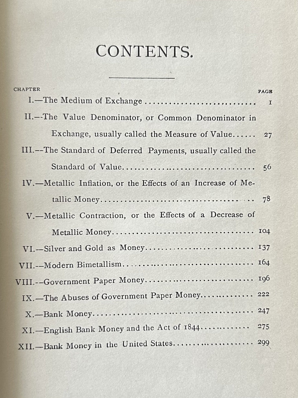 MONEY In Its Relations to TRADE AND INDUSTRY