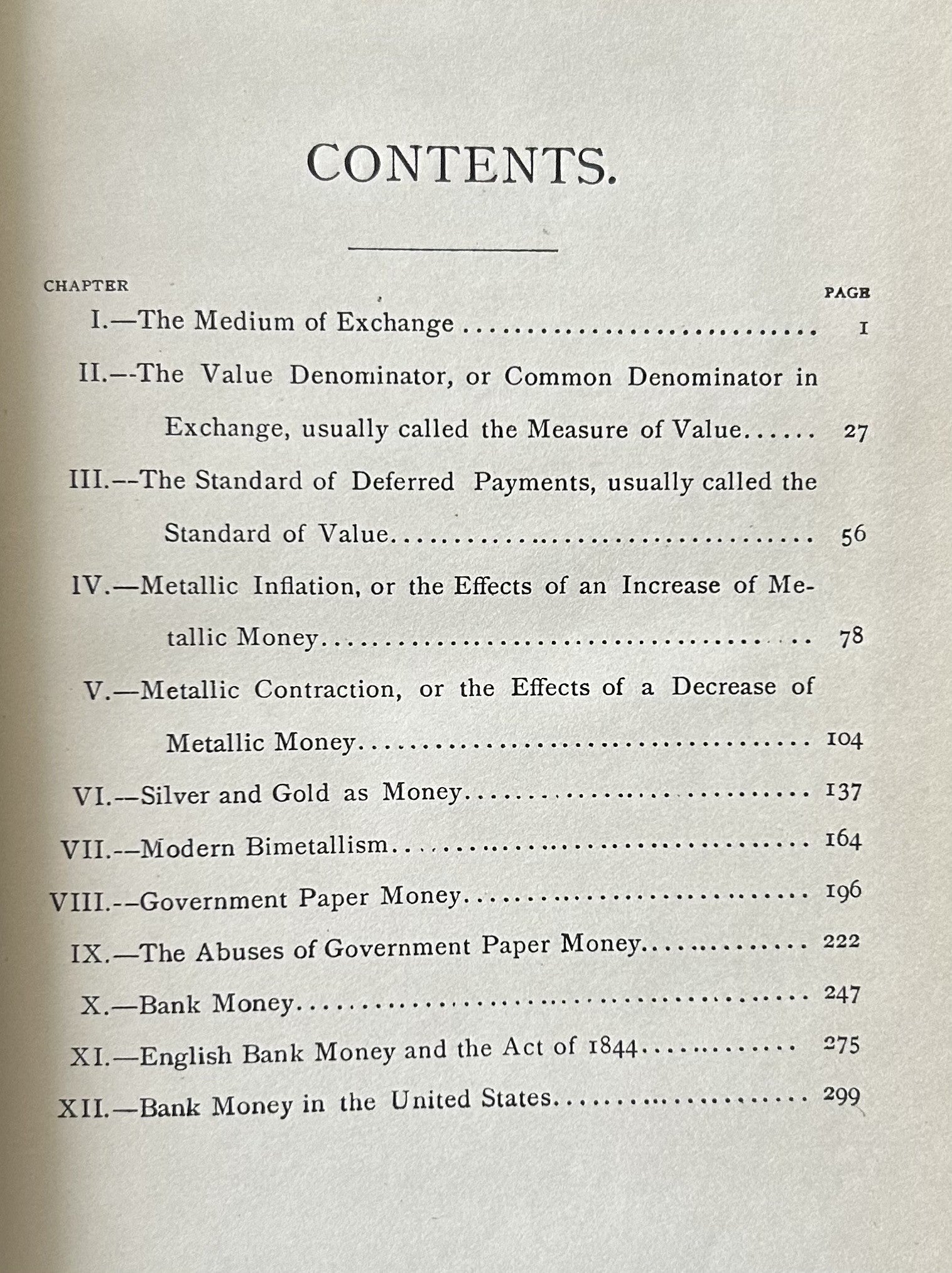 MONEY In Its Relations to TRADE AND INDUSTRY