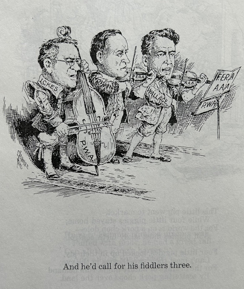 MOTHER GOOSE IN WASHINGTON Old King Dole and His Humpty Dumpty Court - Political Cartoons