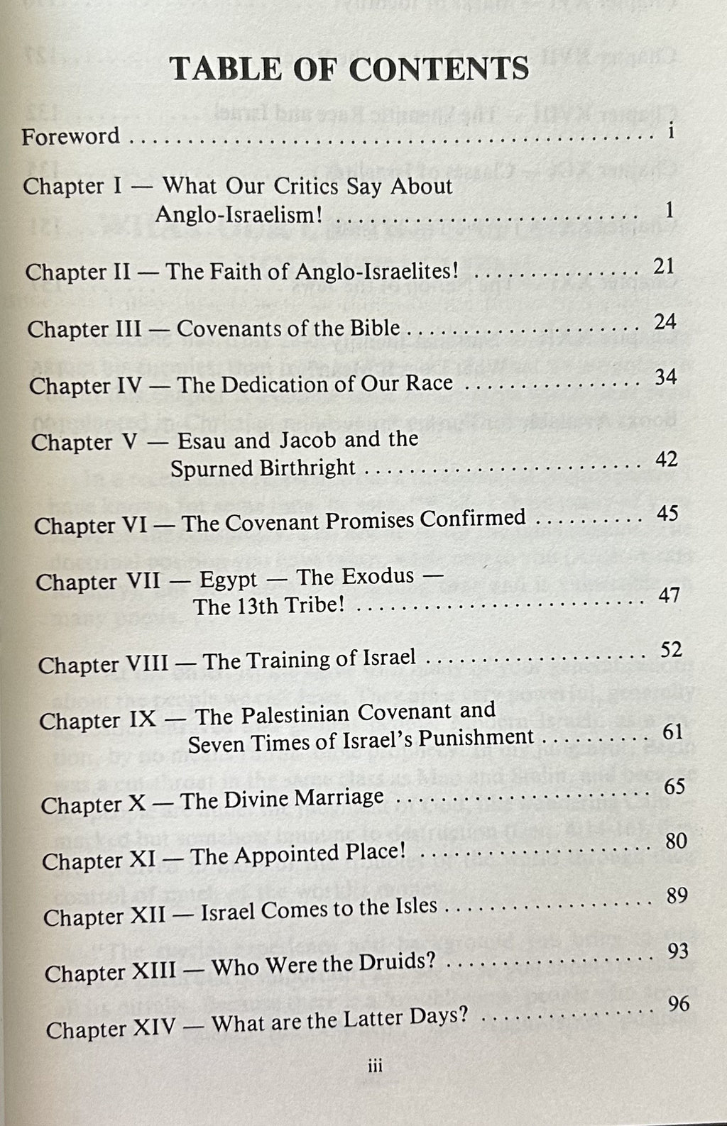 THE MYSTERY OF TRUE Israel