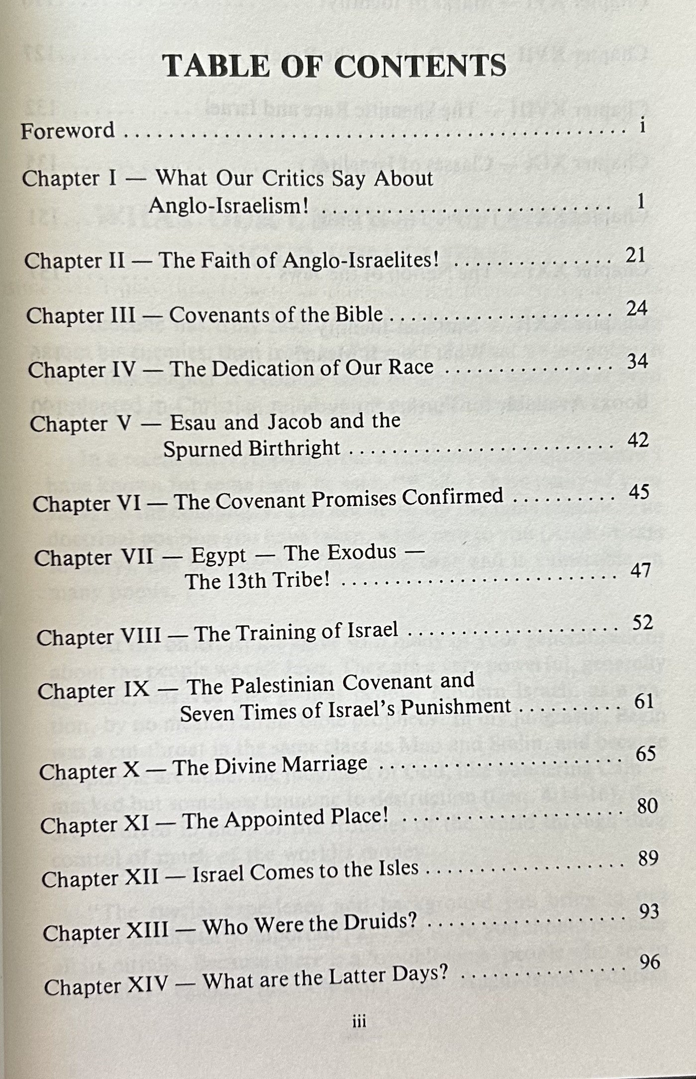 THE MYSTERY OF TRUE Israel