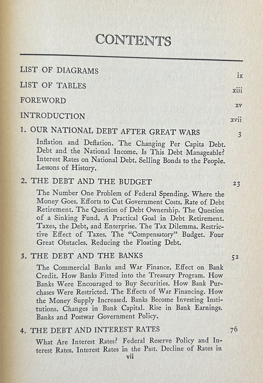 OUR NATIONAL DEBT Its History and its Meaning Today