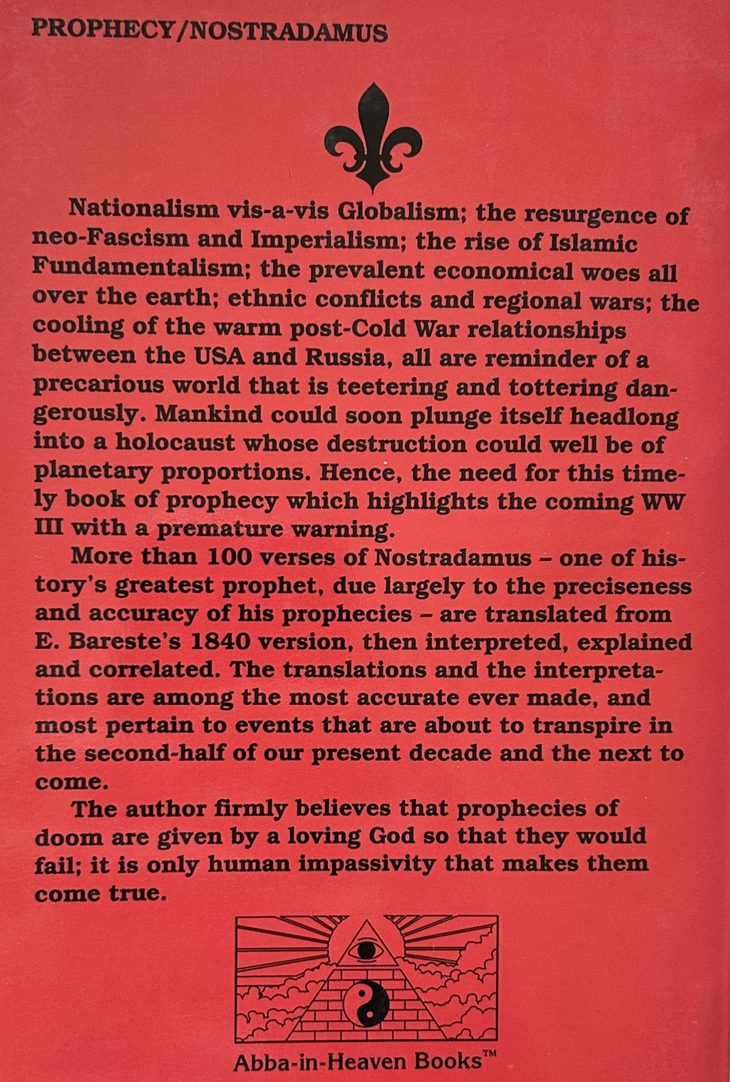 WORLD WAR III According To Nostradamus
