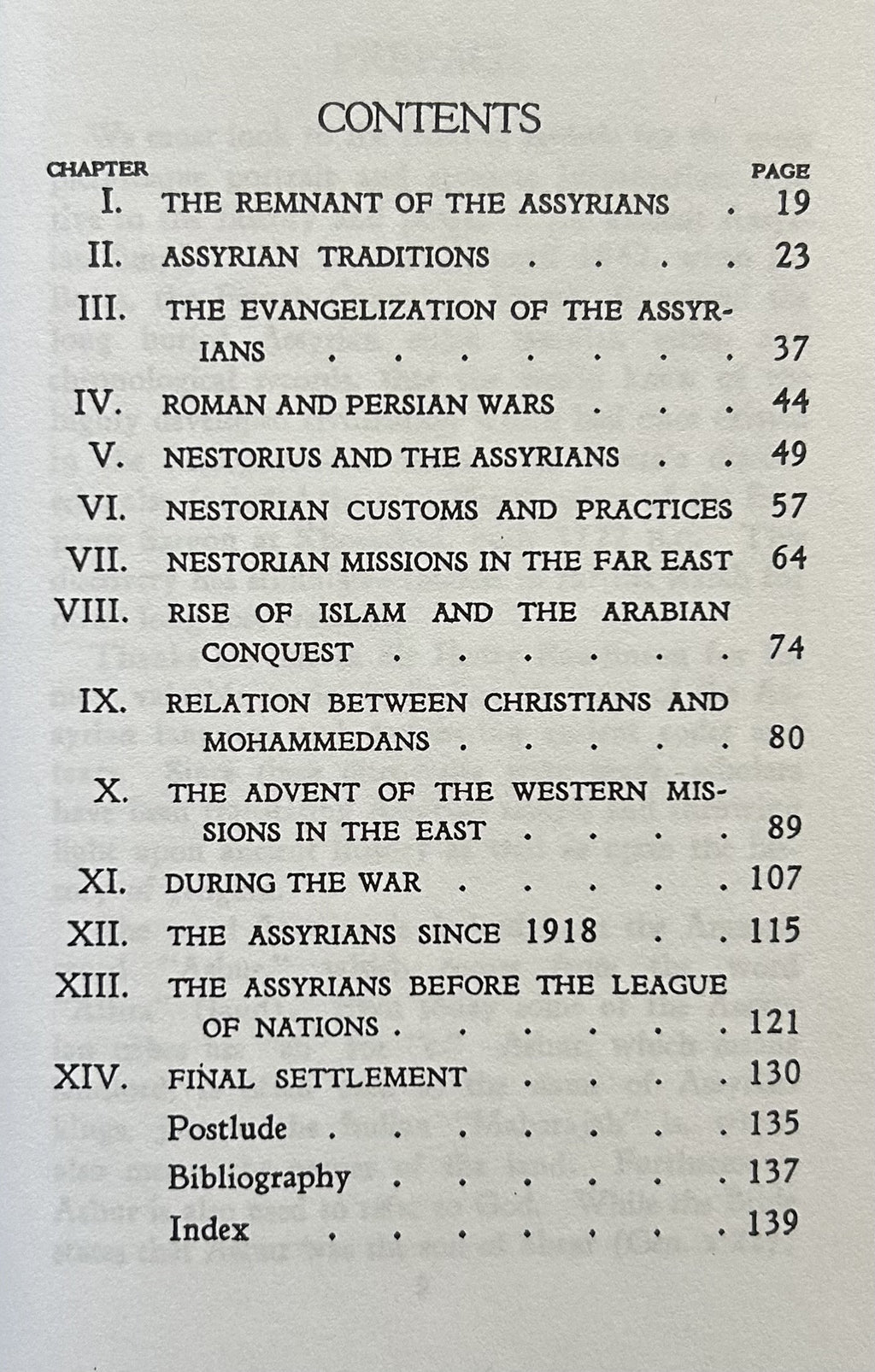 THE OLDEST CHRISTIAN PEOPLE History of Assyrian People & the Nestorian Church
