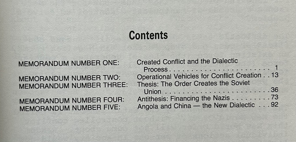 HOW THE ORDER CREATES WAR AND REVOLUTION