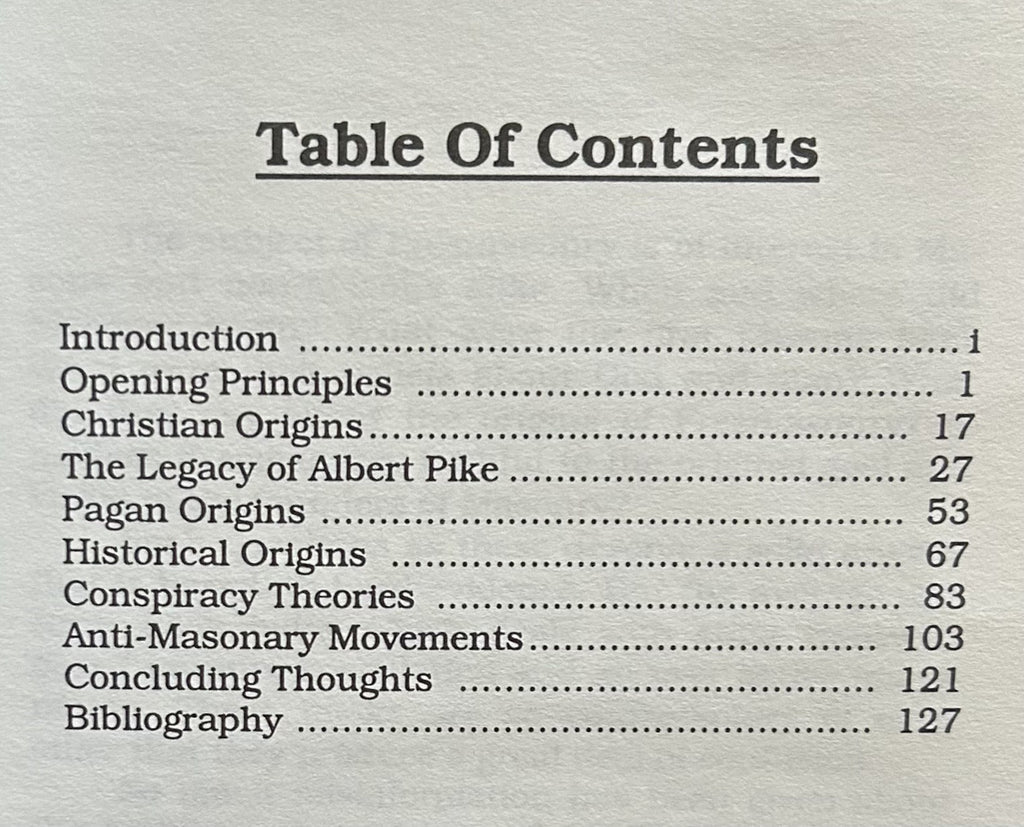 THE ORIGINS AND TEACHINGS OF FREEMASONRY