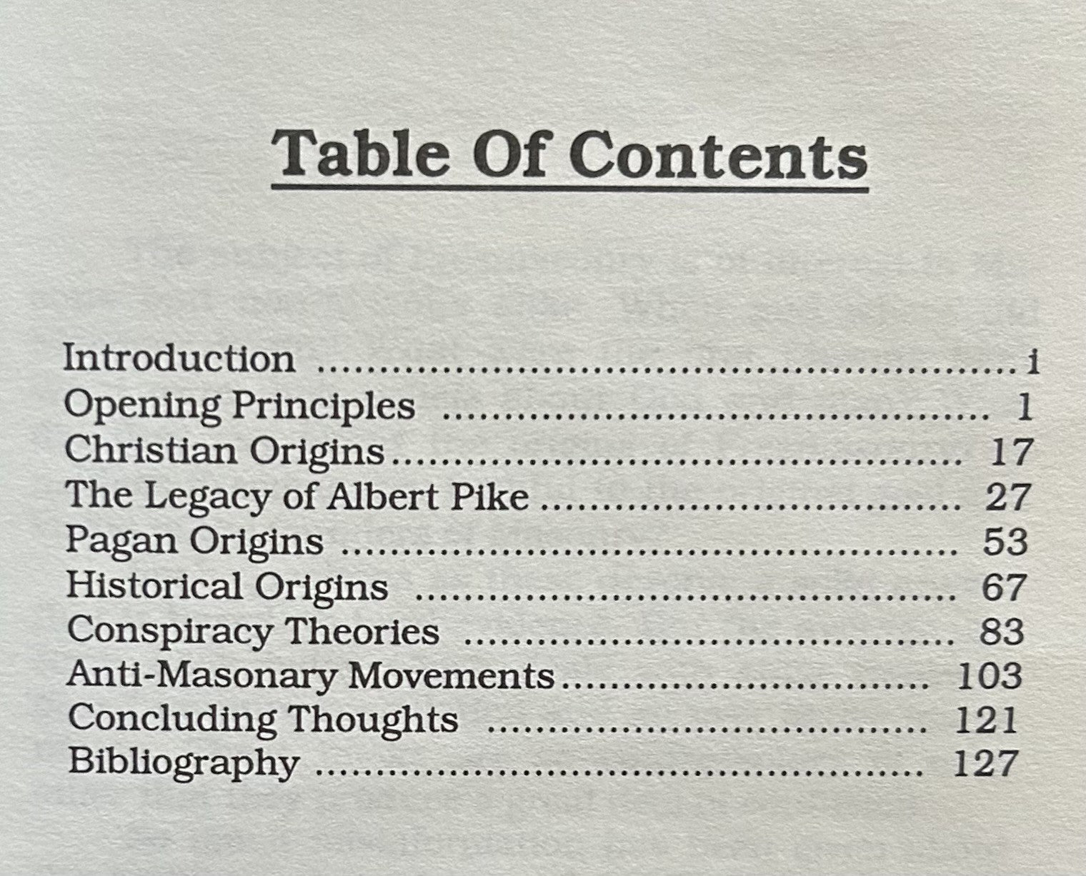 THE ORIGINS AND TEACHINGS OF FREEMASONRY