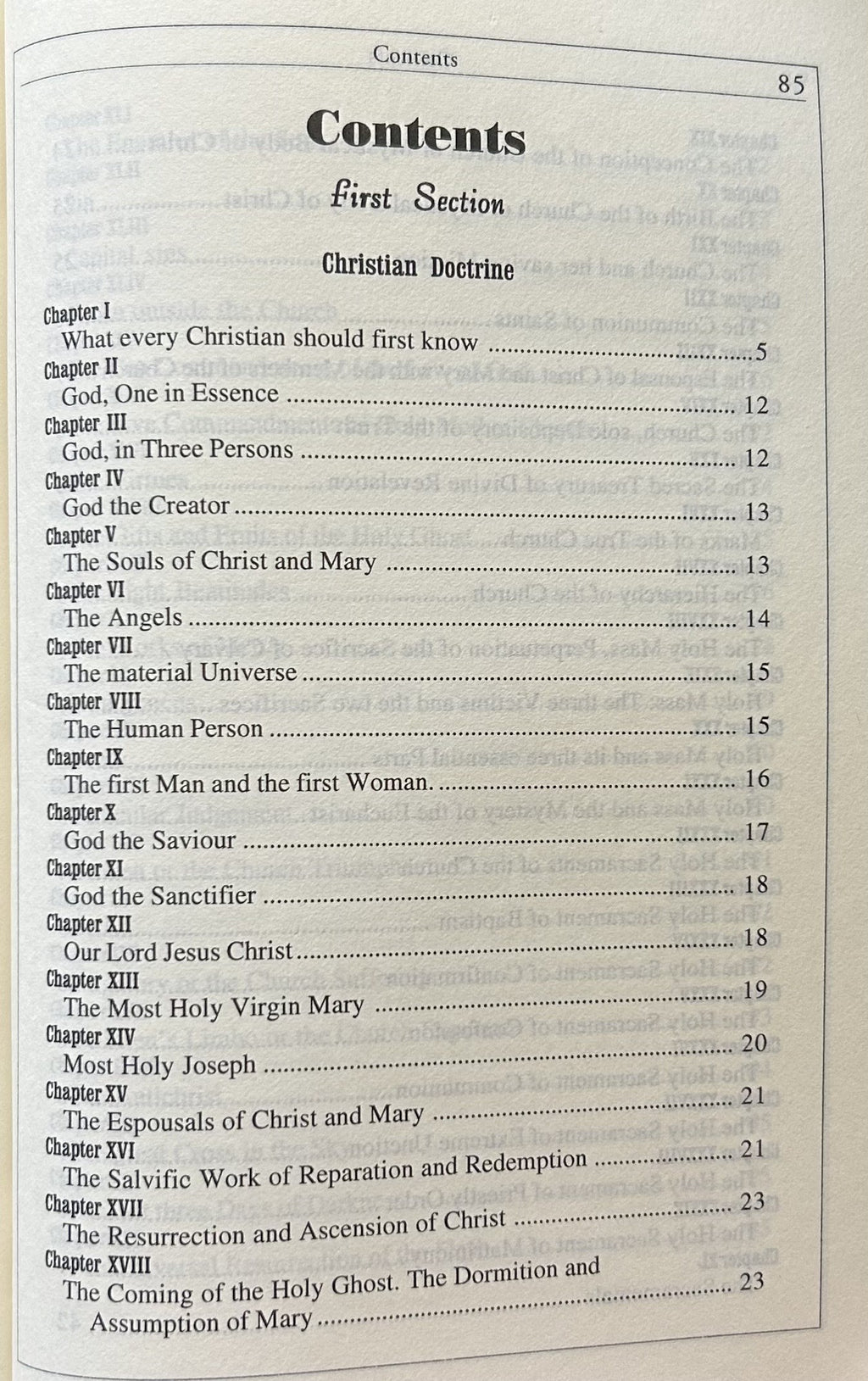 PALMARIAN CATECHISM: Intermediate Grade