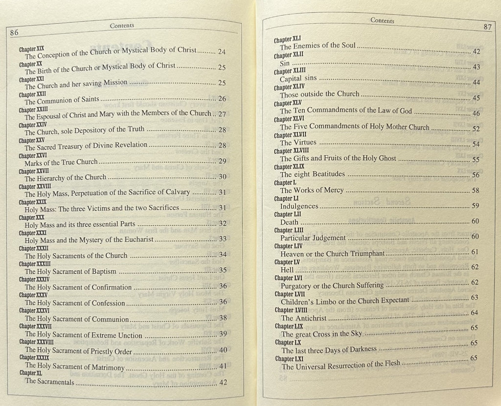 PALMARIAN CATECHISM: Intermediate Grade