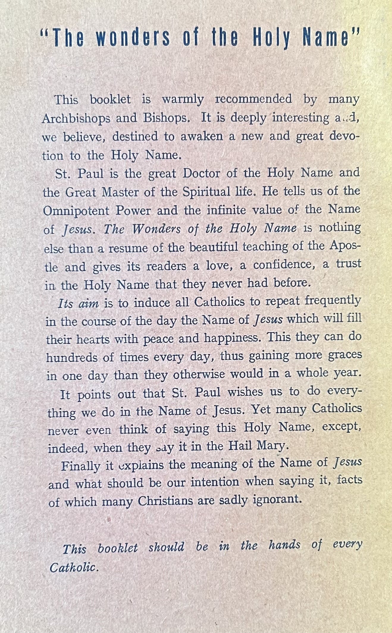 ST. PHILOMENA The Wonder-Worker