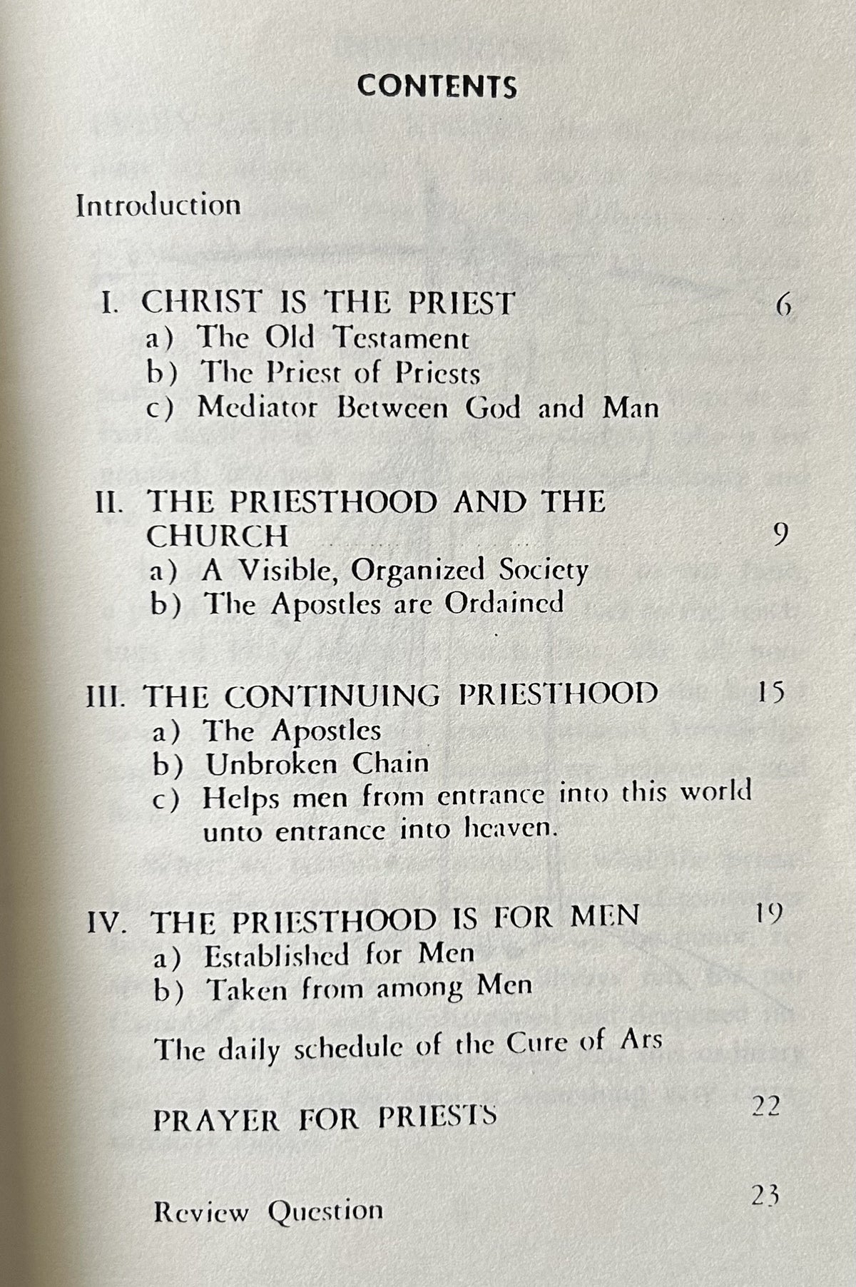 THE PRIESTHOOD - What is It?