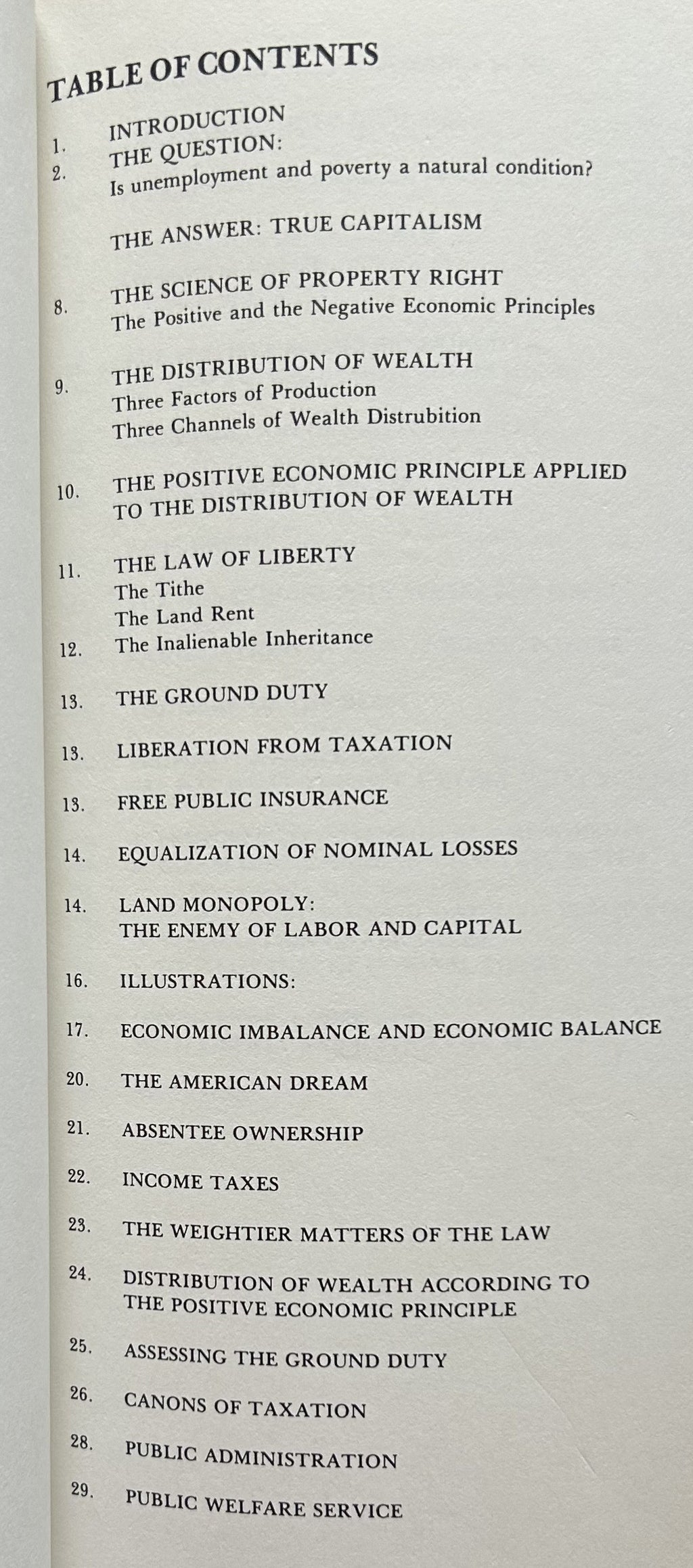 PROPOSITION AMERICA Pay for What You Get & Get What You Pay For