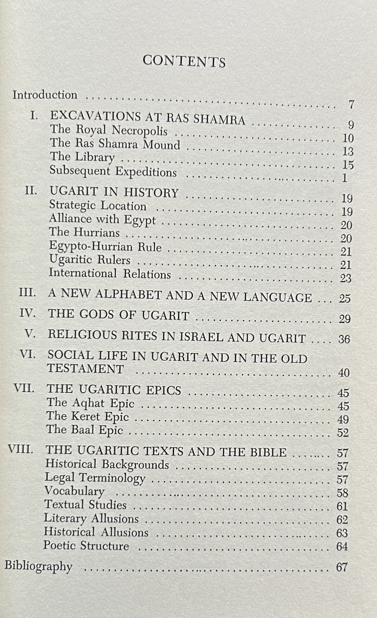 RAS SHAMRA AND THE BIBLE