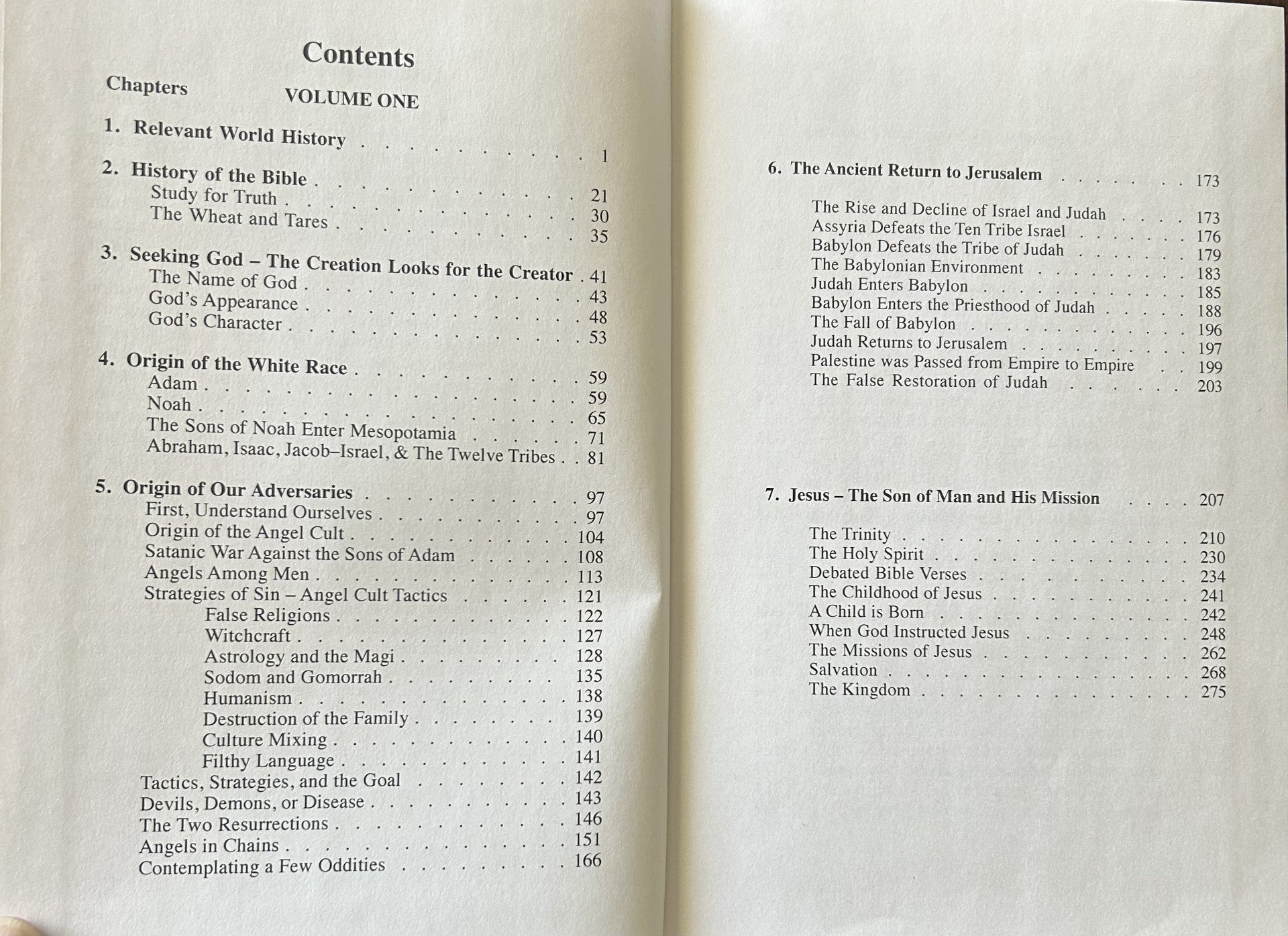 RELEVANT WORLD HISTORY to the Fall of America - Two Volume Set