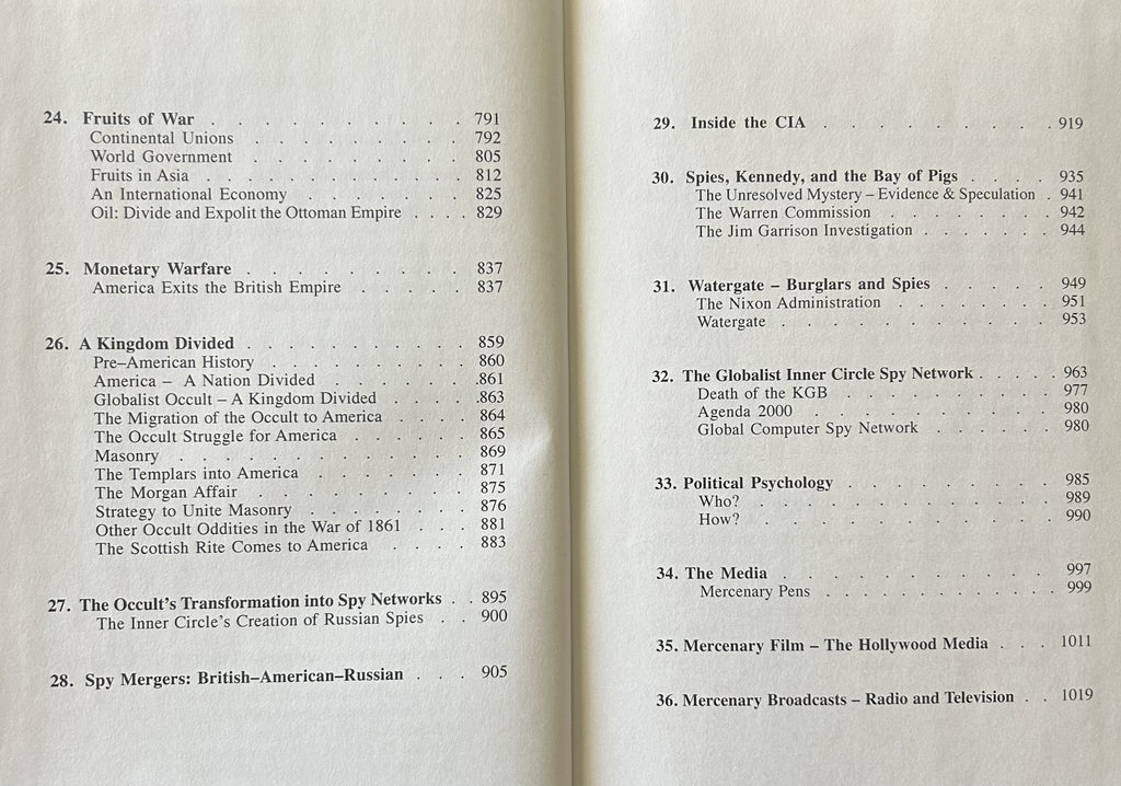 RELEVANT WORLD HISTORY to the Fall of America - Two Volume Set
