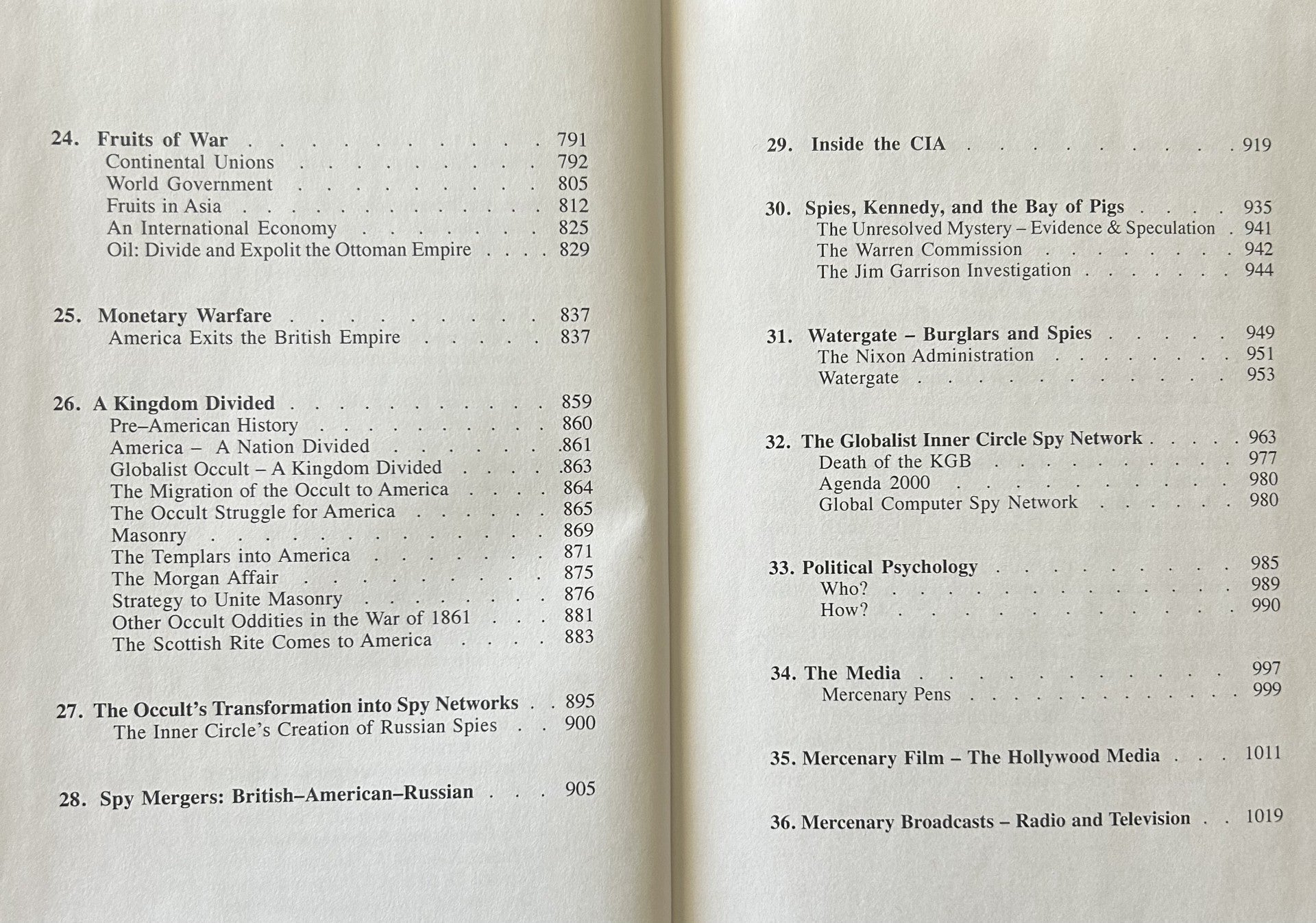 RELEVANT WORLD HISTORY to the Fall of America - Two Volume Set