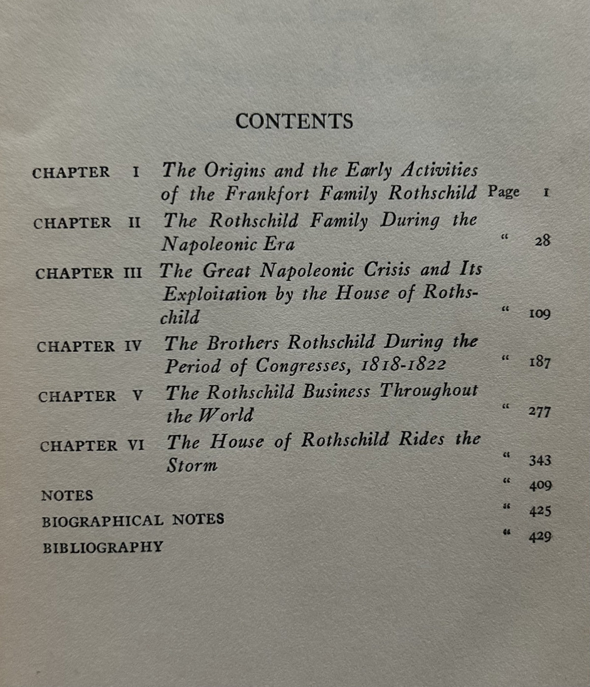 THE RISE OF THE HOUSE OF ROTHSCHILD 1770-1830