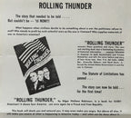 ROLLING THUNDER Is America's Future - Ancient History?
