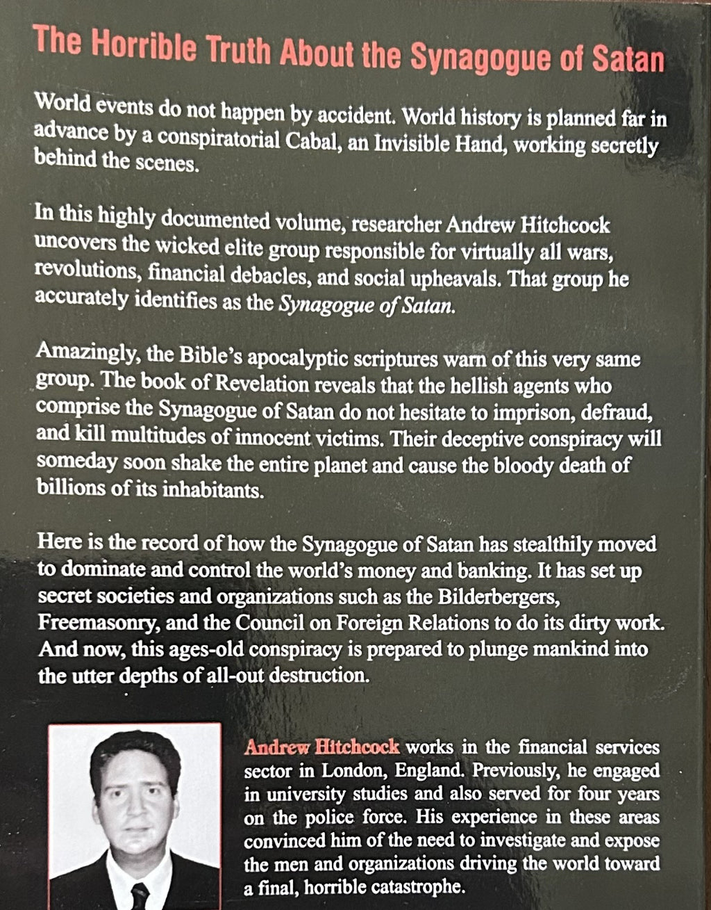 THE SYNAGOGUE OF SATAN (with Texe Marrs Foreword)