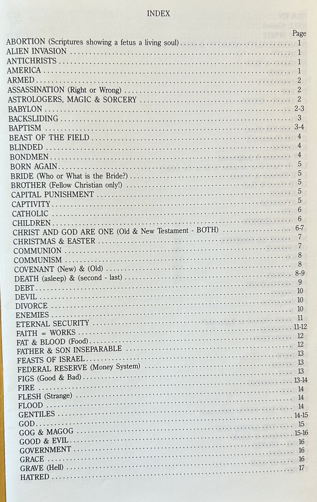 IDENTITY SCRIPTUAL DIRECTORY