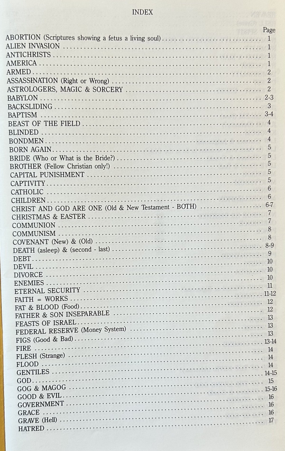 IDENTITY SCRIPTUAL DIRECTORY