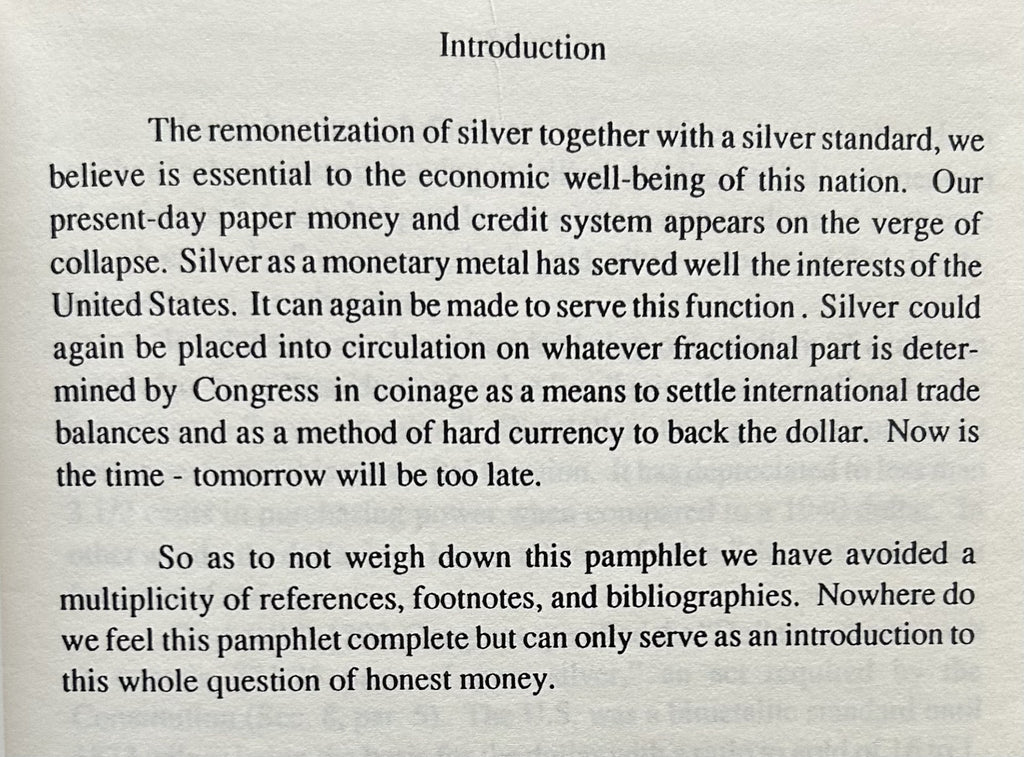 SILVER & A SILVER STANDARD NOW!
