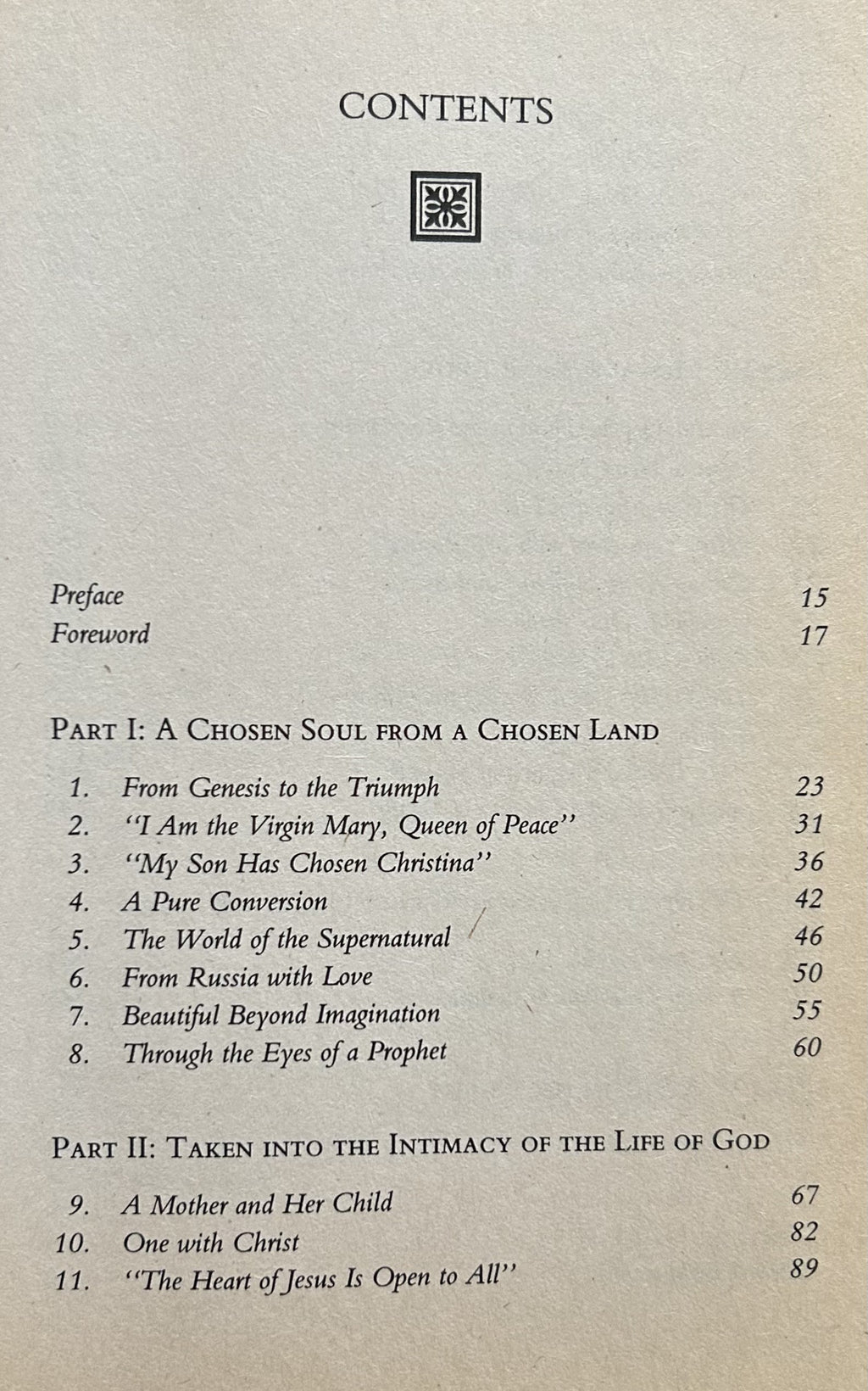 THE SORROW, THE SACRIFICE, AND THE TRIUMPH The Apparitions, Visions, and Prophecies of Christina Gallagher