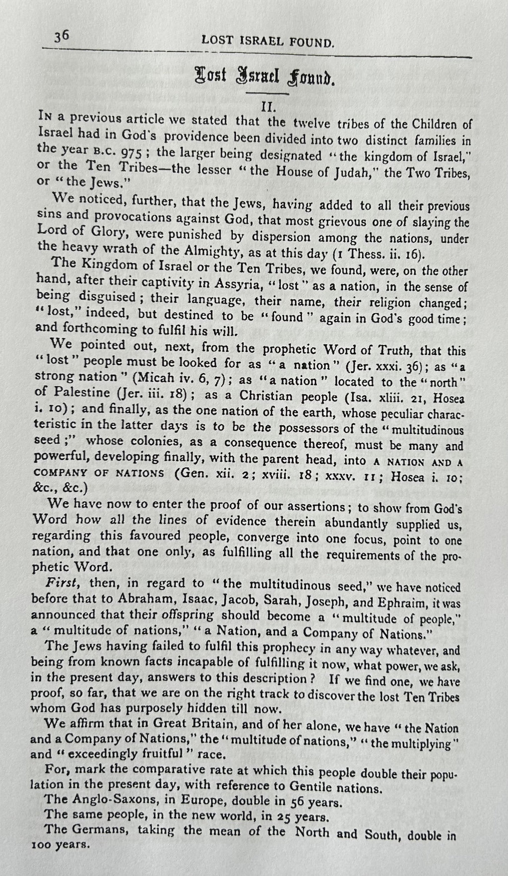 THE STANDARD OF ISRAEL and JOURNAL OF THE ANGLO-ISRAEL ASSOCIATION