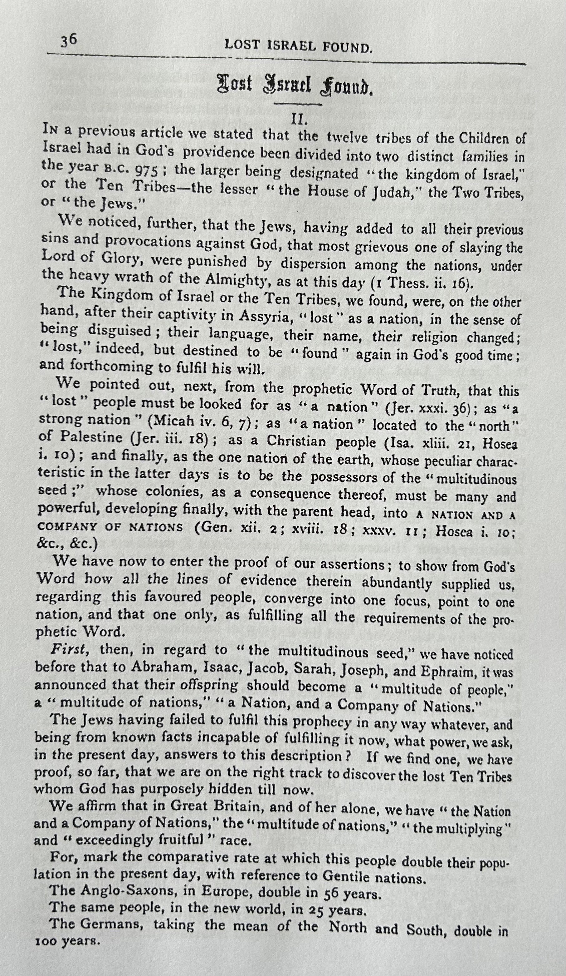 THE STANDARD OF ISRAEL and JOURNAL OF THE ANGLO-ISRAEL ASSOCIATION