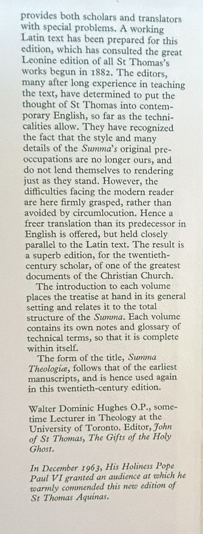 ST THOMAS AQUINAS SUMMA THEOLOGIAE Vol 23, Virtue