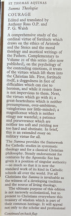 ST THOMAS AQUINAS SUMMA THEOLOGIAE, Vol 42, Courage