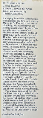 ST THOMAS AQUINAS SUMMA THEOLOGIAE Vol 4, Knowledge in God