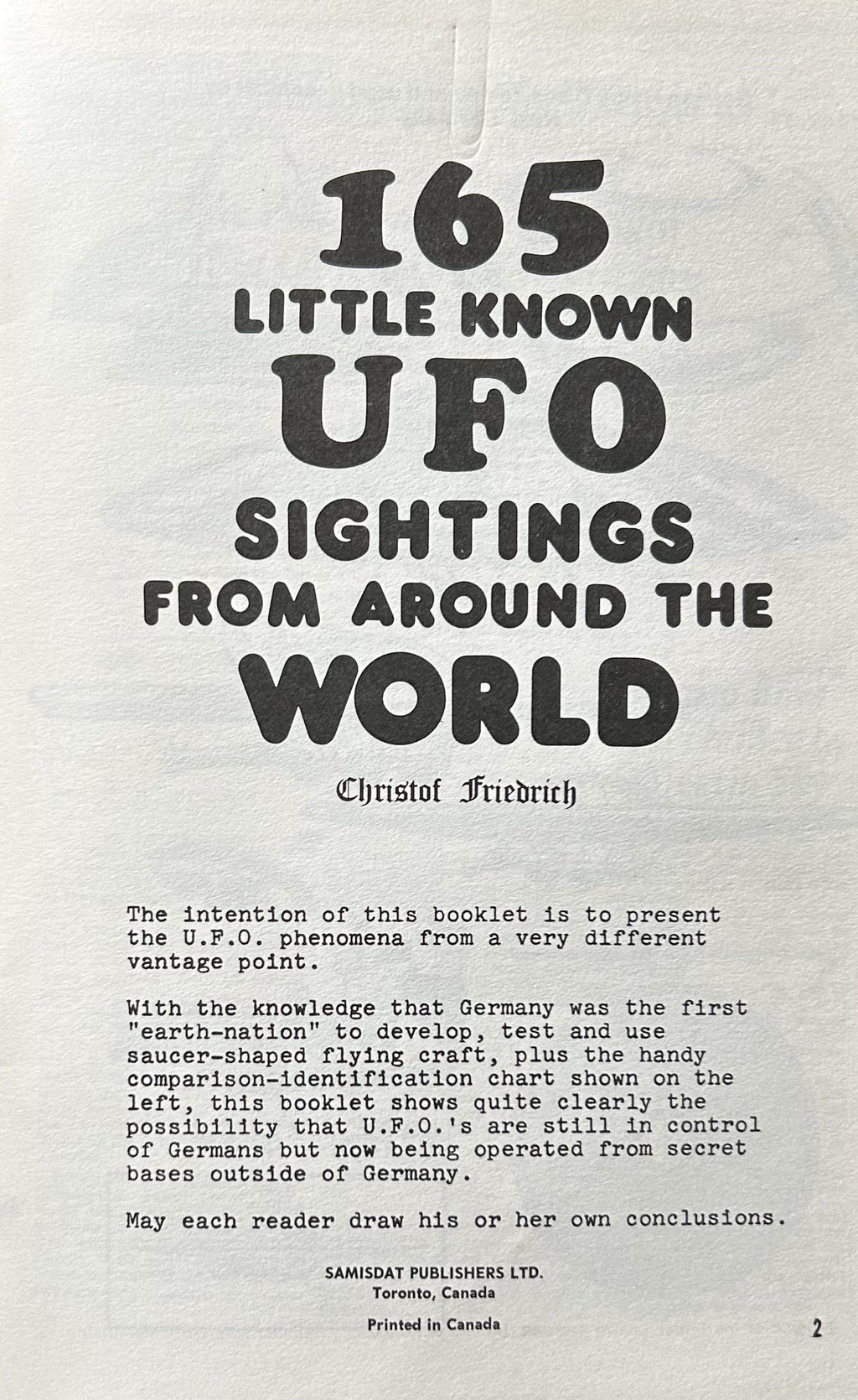 165 LITTLE KNOWN UFO SIGHTINGS FROM AROUND THE WORLD