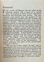 UNEMPLOYMENT The Cause and A Remedy