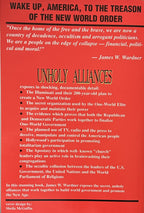 UNHOLY ALLIANCES Secret Plan/People Who Destroy America