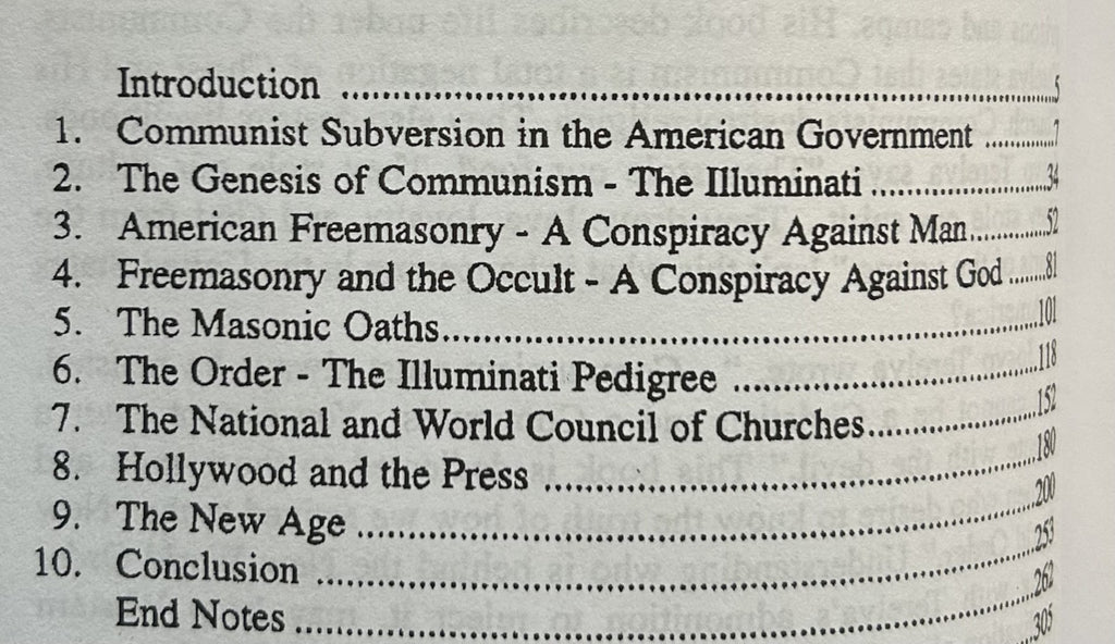 UNHOLY ALLIANCES Secret Plan/People Who Destroy America